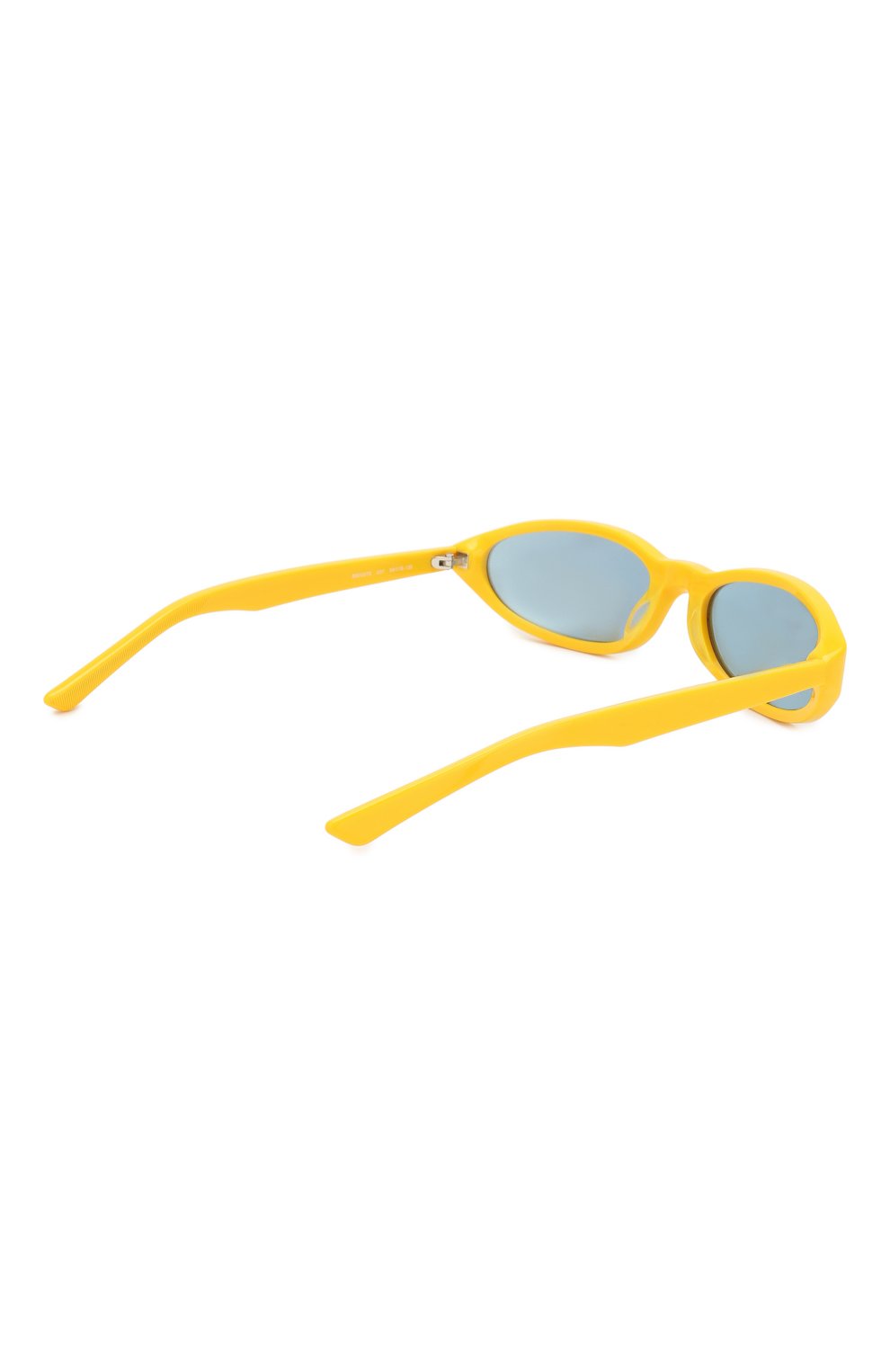 Женские солнцезащитные очки BALENCIAGA желтого цвета, арт. 570487/T0015 | Фото 4 (Материал: Пластик; Тип очков: С/з; Статус проверки: Проверено, Проверена категория; Очки форма: Овальные)