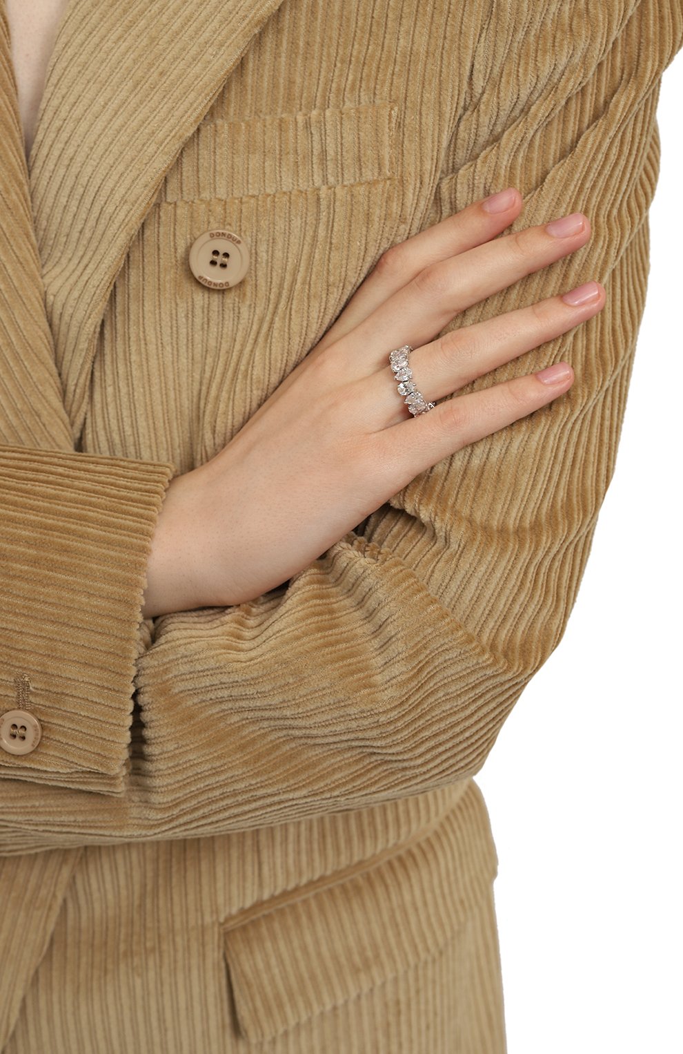 Женское кольцо vittore SWAROVSKI серебряного цвета, арт. 5572825 | Фото 2 (Региональные ограничения белый список (Axapta Mercury): Не проставлено; Нос: Не прос тавлено; Материал: Металл)
