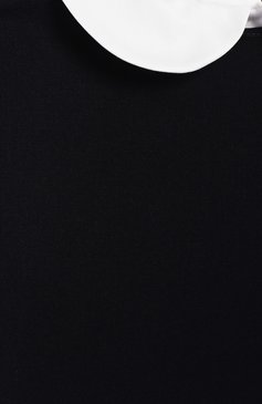 Детское платье DAN MARALEX темно-синего цвета, арт. 250464513 | Фото 3 (Рукава: Длинные, 3/4; Принт: Без принта; Материал внешний: Синтетический материал, Вискоза, Полиэстер; Статус проверки: Проверено, Проверена категория; Девочки Кросс-КТ: Платье-одежда)