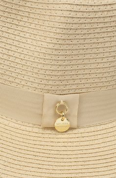Женская шляпа fedora MELISSA ODABASH кремвого цвета, арт. FED0RA | Фото 3 (Материал: Растительное волокно)
