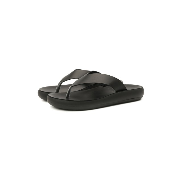 Кожаные шлепанцы Ancient Greek Sandals CHARYS C0MF0RT/BLACK