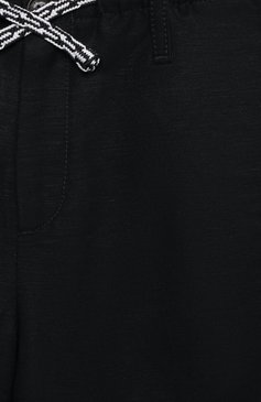 Детские брюки из льна и вискозы EMPORIO ARMANI темно-синего цвета, арт. 3K4P07/1NWZZ | Фото 3 (Случай: Повседневный; Региональные ограничения белый список (Axapta Mercury): RU; Материал внешний: Вискоза, Лен; Мальчики Кросс-КТ: Брюки-одежда; Ростовка одежда: 10 - 11 лет | 140 - 146см, 13 - 15 лет | 158 см, 16 лет | 164 см, 4 года | 104 см, 5 лет | 110 см, 6 лет | 116 см, 7 лет | 122 см, 8 лет | 128 см, 9 лет | 134 см)