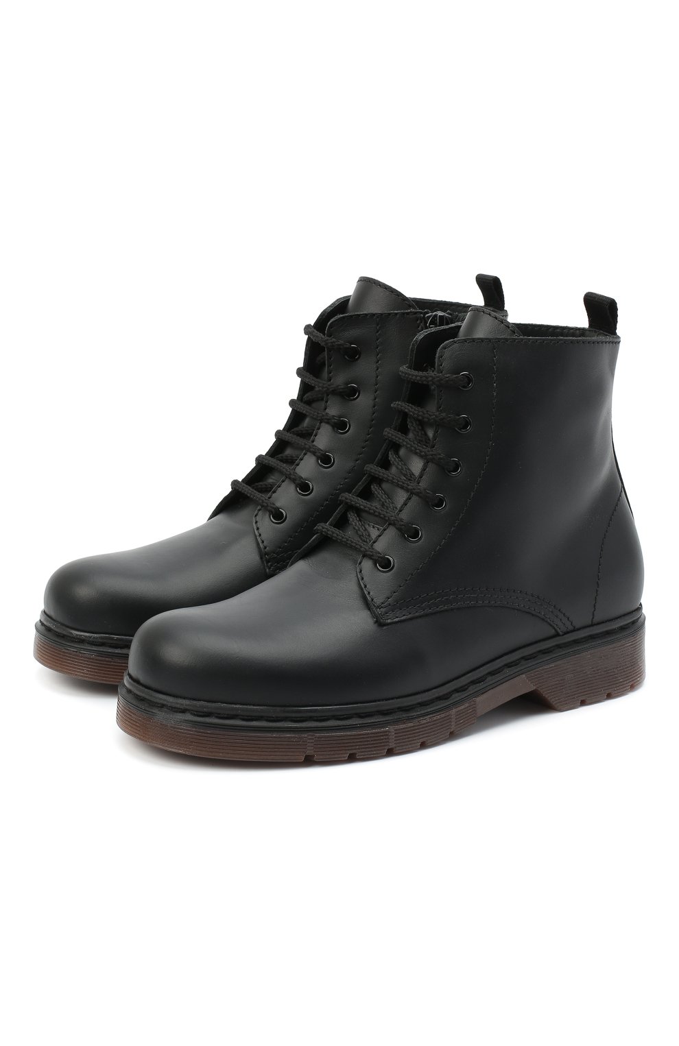 Кожаные ботинки Il Gufo G389/VITELL0/35-42