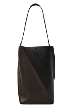 Женский сумка-тоут swirl YUZEFI черного цвета, арт. YUZSS23-HB-ST-L005 | Фото 6 (Сумки-технические: Сумки-шопперы; Размер: medium; Материал: Натуральная кожа; Материал сплава: Проставлено; Драгоценные камни: Проставлено)