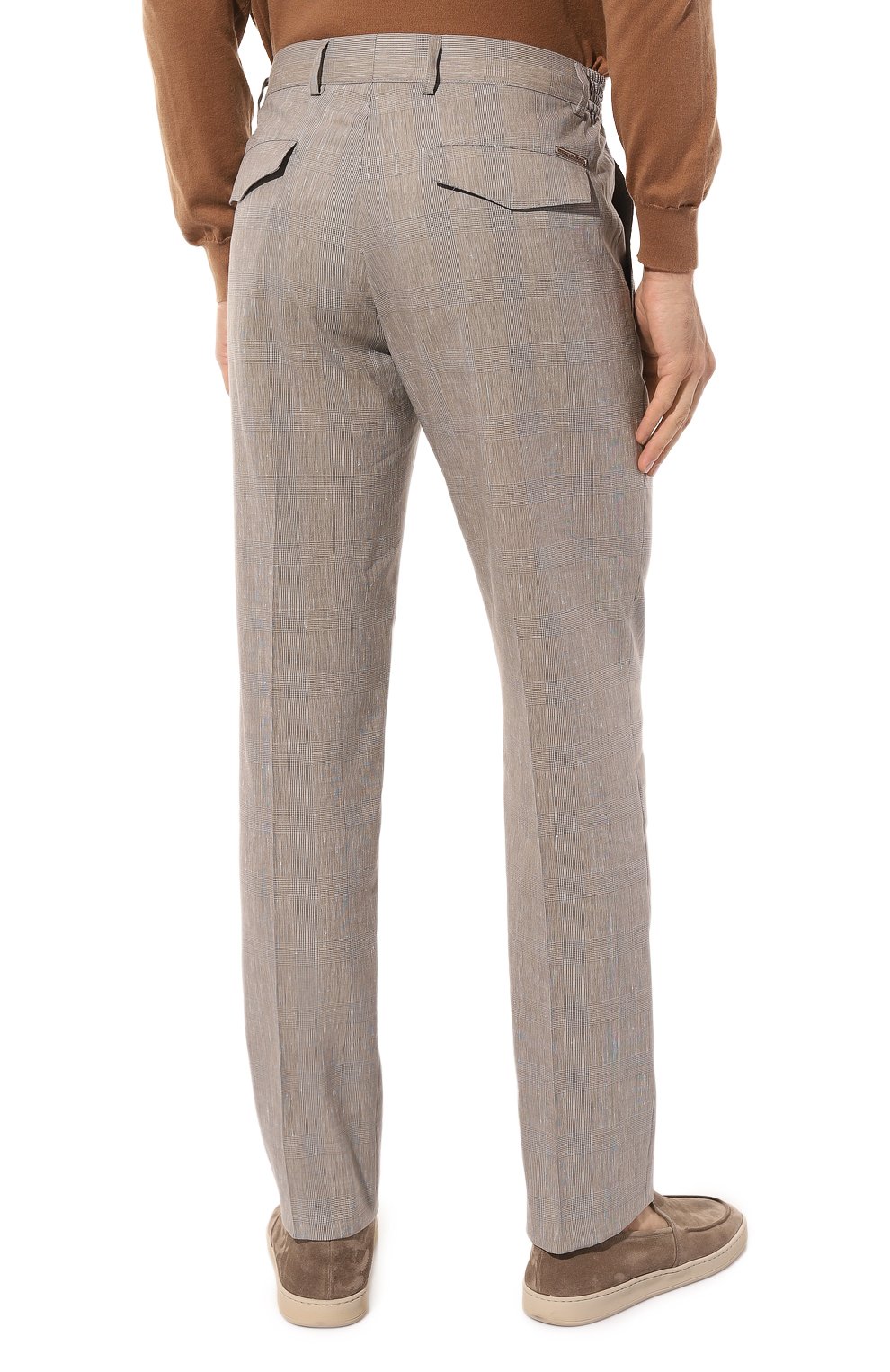 Брюки из шерсти и льна Stefano Ricci  M1TL1000A4/T021HC Фото 4