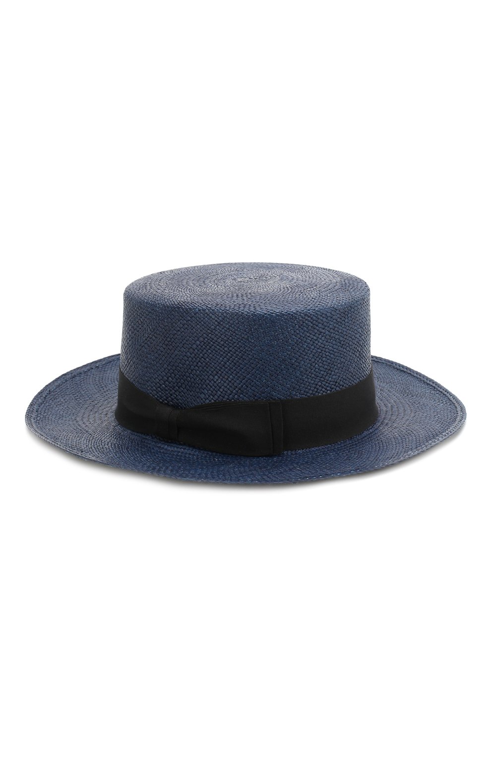 Женская шляпа ekaterina CANOE темно-синего цвета, арт. 1964834_1 | Фото 2 (Материал: Растительное волокно; Статус проверки: Проверена категория)