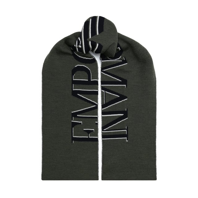 Шерстяной шарф Emporio Armani