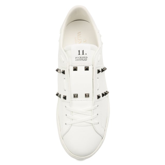 фото Кожаные кеды rockstud untitled valentino