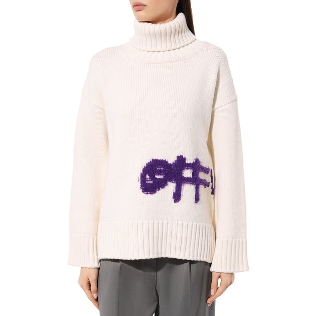 фото Шерстяной свитер off-white