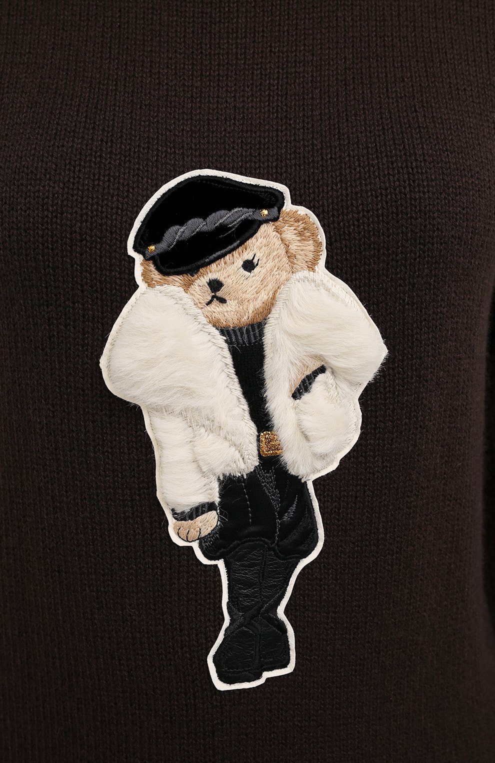 Женский коричневый кашемировый свитер RALPH LAUREN купить в интернет ...