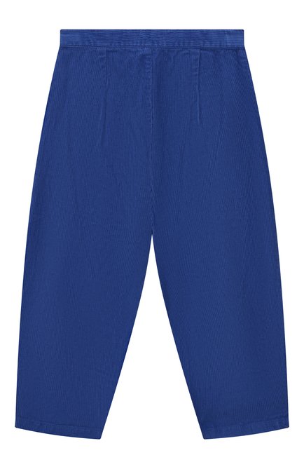 Детские хлопковые брюки TINYCOTTONS синего цвета, арт. AW23-188 | Фото 2 (Нос: Не проставлено; Материал сплава: Проставлено; Материал внешний: Хлопок)