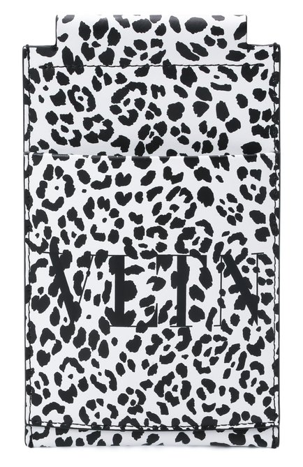 Мужской кожаный футляр для кредитных карт VALENTINO белого цвета по цене 43700 руб., арт. WY0P0T13/MHK | Фото 1
