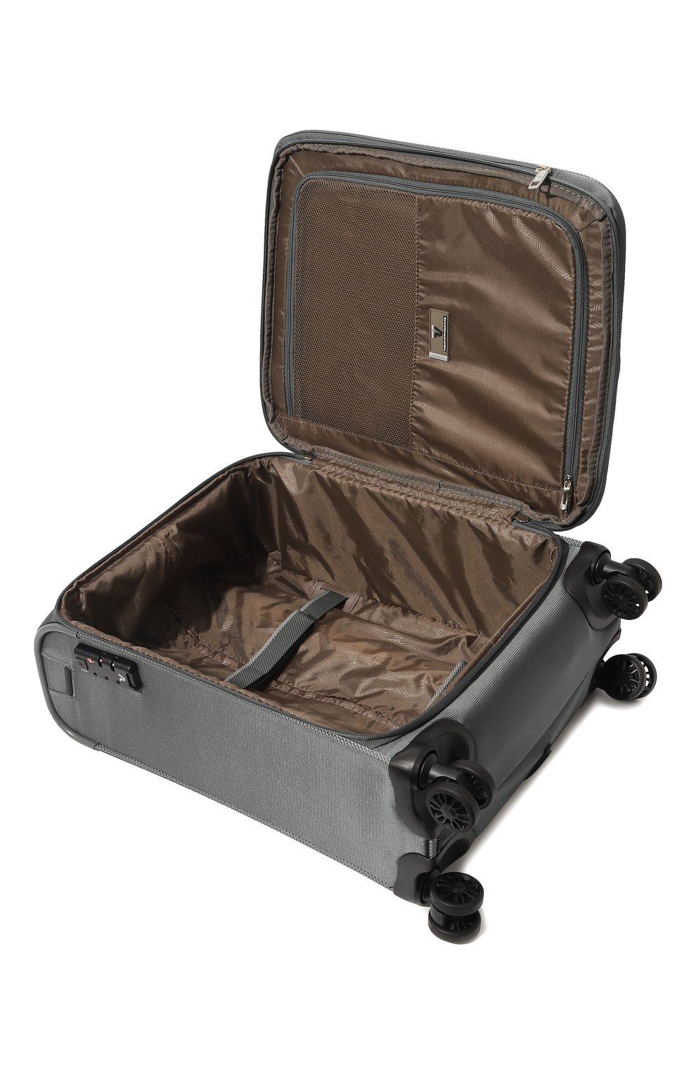 Мужской дорожный чемодан joy small RONCATO серого цвета, арт. 41621322 | Фото 4 (Материал: Текстиль; Размер: large; Ограничения доставки: oversized)