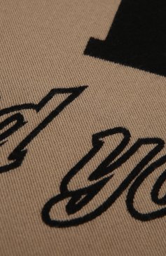 Женский шарф из шерсти и шелка BURBERRY темно-бежевого цвета, арт. 8049659 | Фото 3 (Материал: Текстиль, Шерсть; Материал сплава: Проставлено; Нос: Не проставлено)