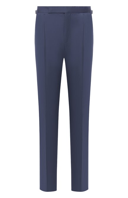 Мужские хлопковые брюки ERMENEGILDO ZEGNA синего цвета по цене 43950 руб., арт. 714F04/77FA12 | Фото 1