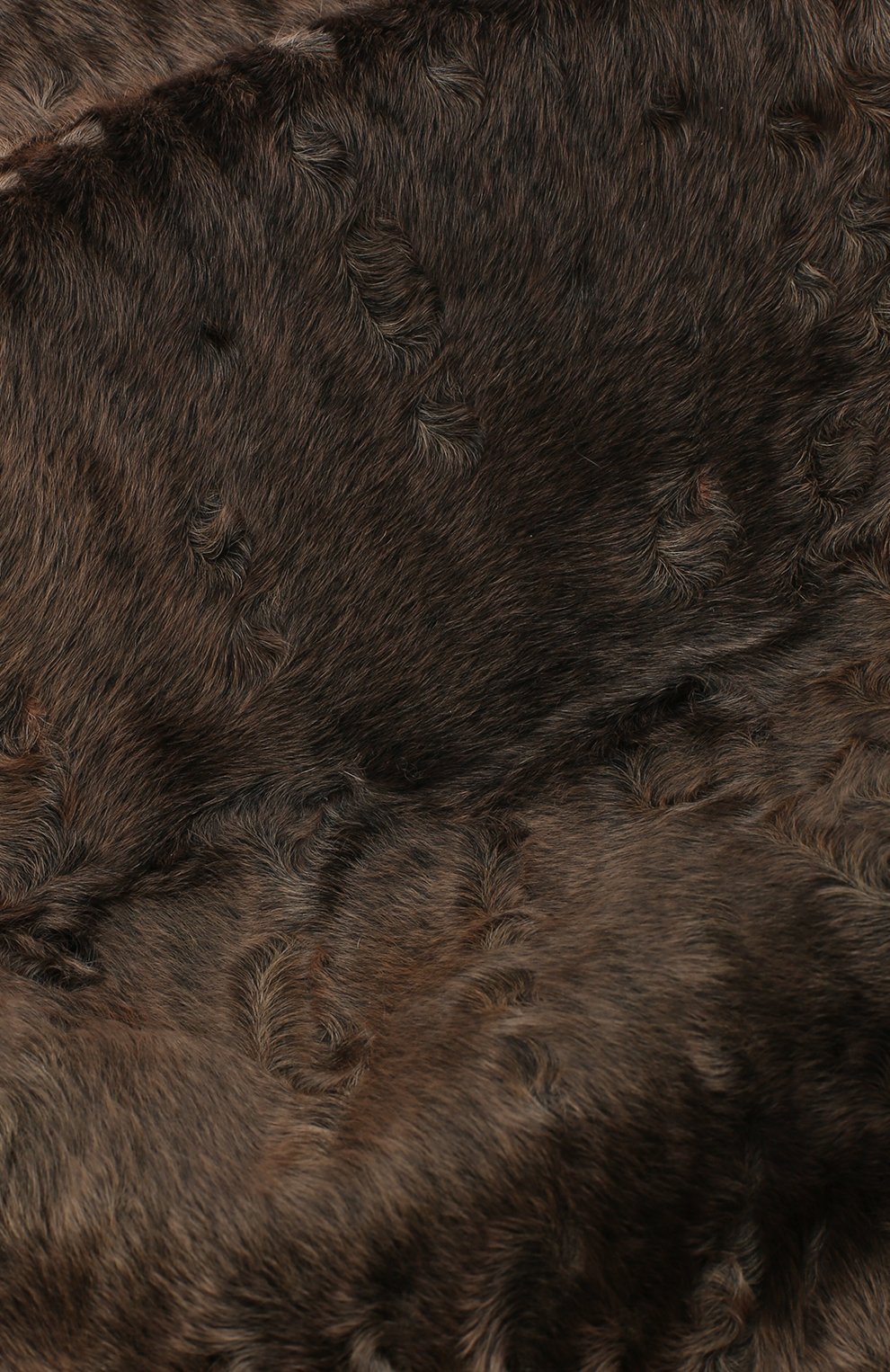 Женский берет из каракульчи FURLAND коричневого цвета, арт. 0224301710051200000 | Фото 3 (Материал: Натуральный мех)