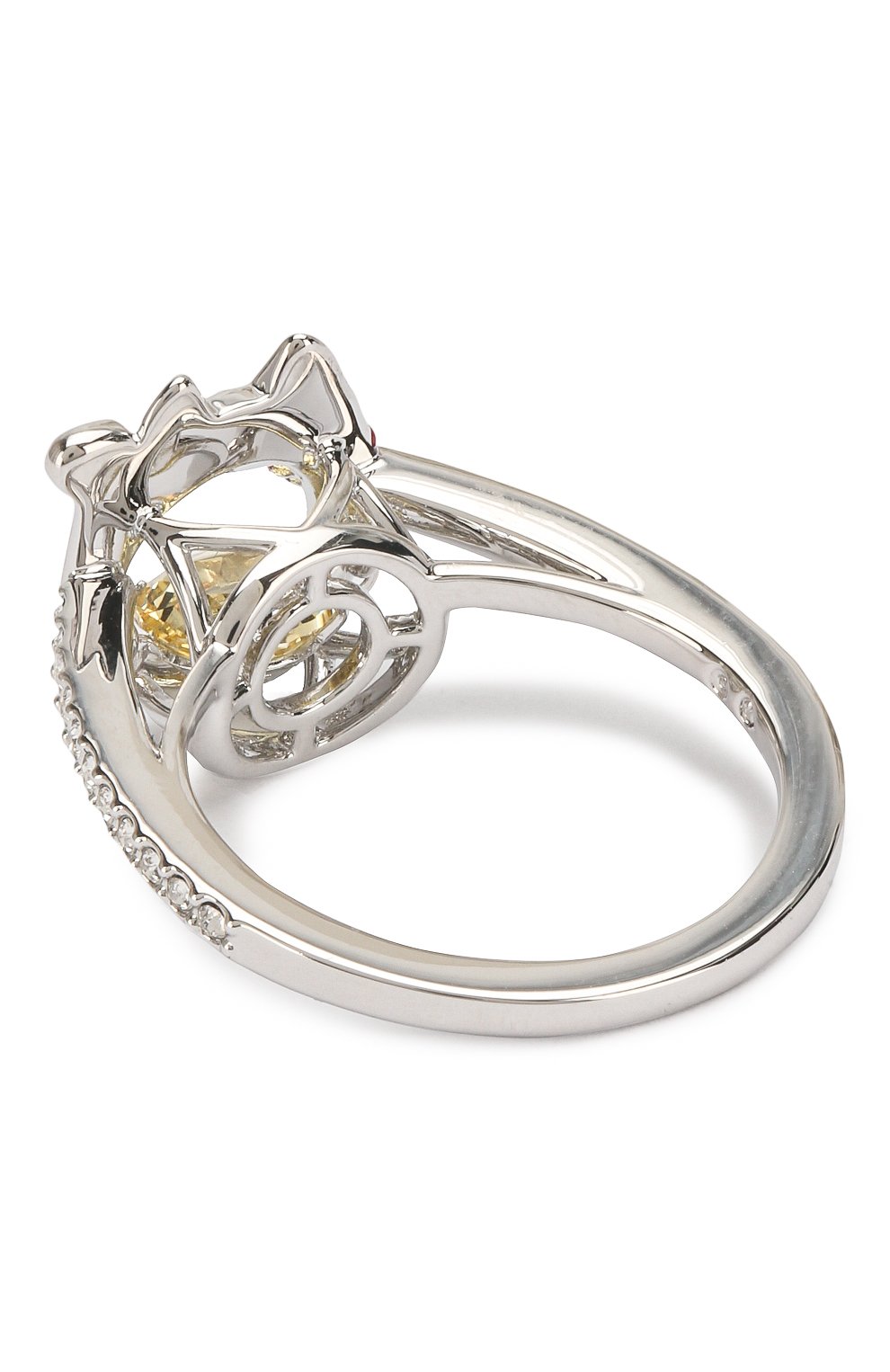 Женское кольцо sparkling dance SWAROVSKI серебряного цвета, арт. 5538139 | Фото 2 (Материал: Металл)