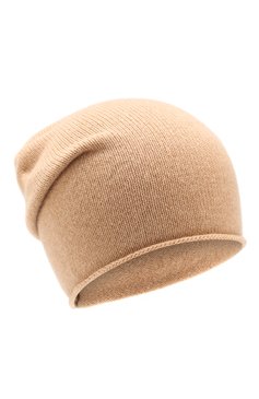 Женская кашемировая шапка FTC коричневого цвета, арт. 760-0940 | Фото 1 (Материал: Текстиль, Кашемир, Шерсть; Статус проверки: Проверено, Проверена категория)