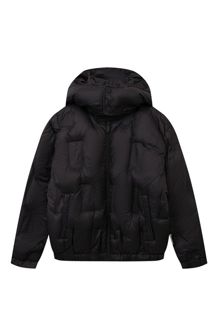 Детский утепленная куртка DSQUARED2 черного цвета по цене 68650 руб., арт. DQ1859/D0A50 | Фото 1