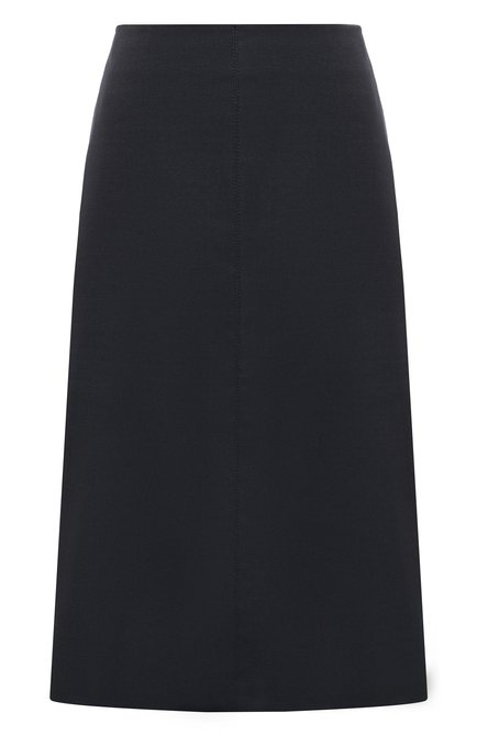 Женская шерстяная юбка NOBLE&BRULEE темно-синего цвета по цене 55000 руб., арт. NB74/131222/31 | Фото 1