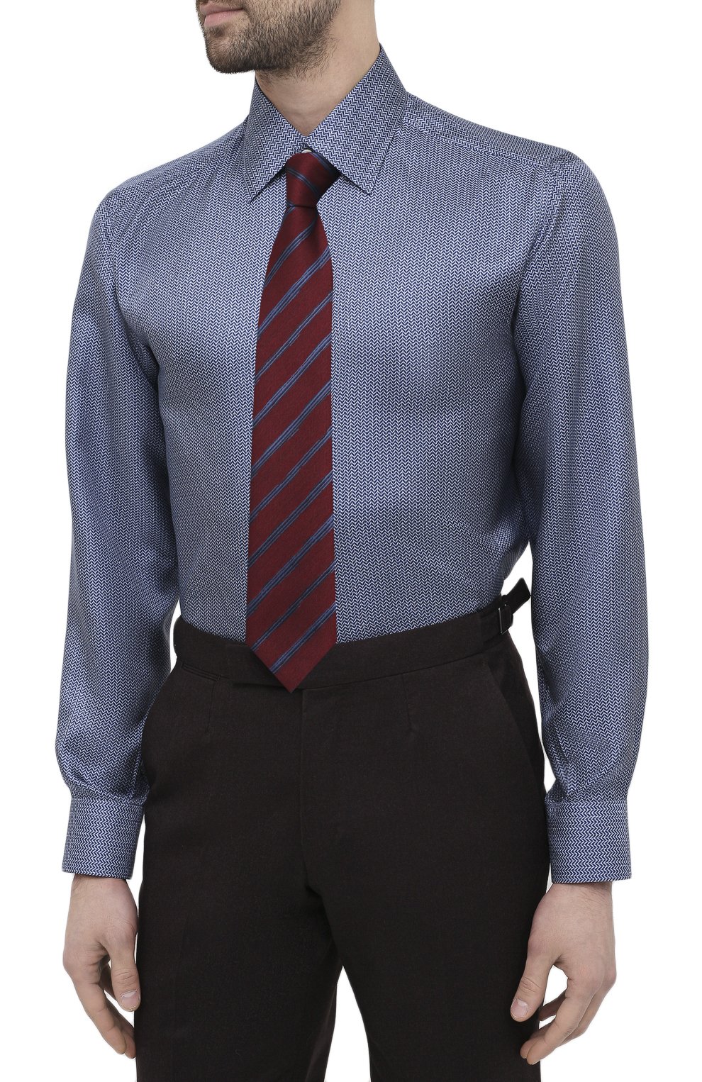 Шелковая сорочка Brioni  RCB40N/P007R Фото 4