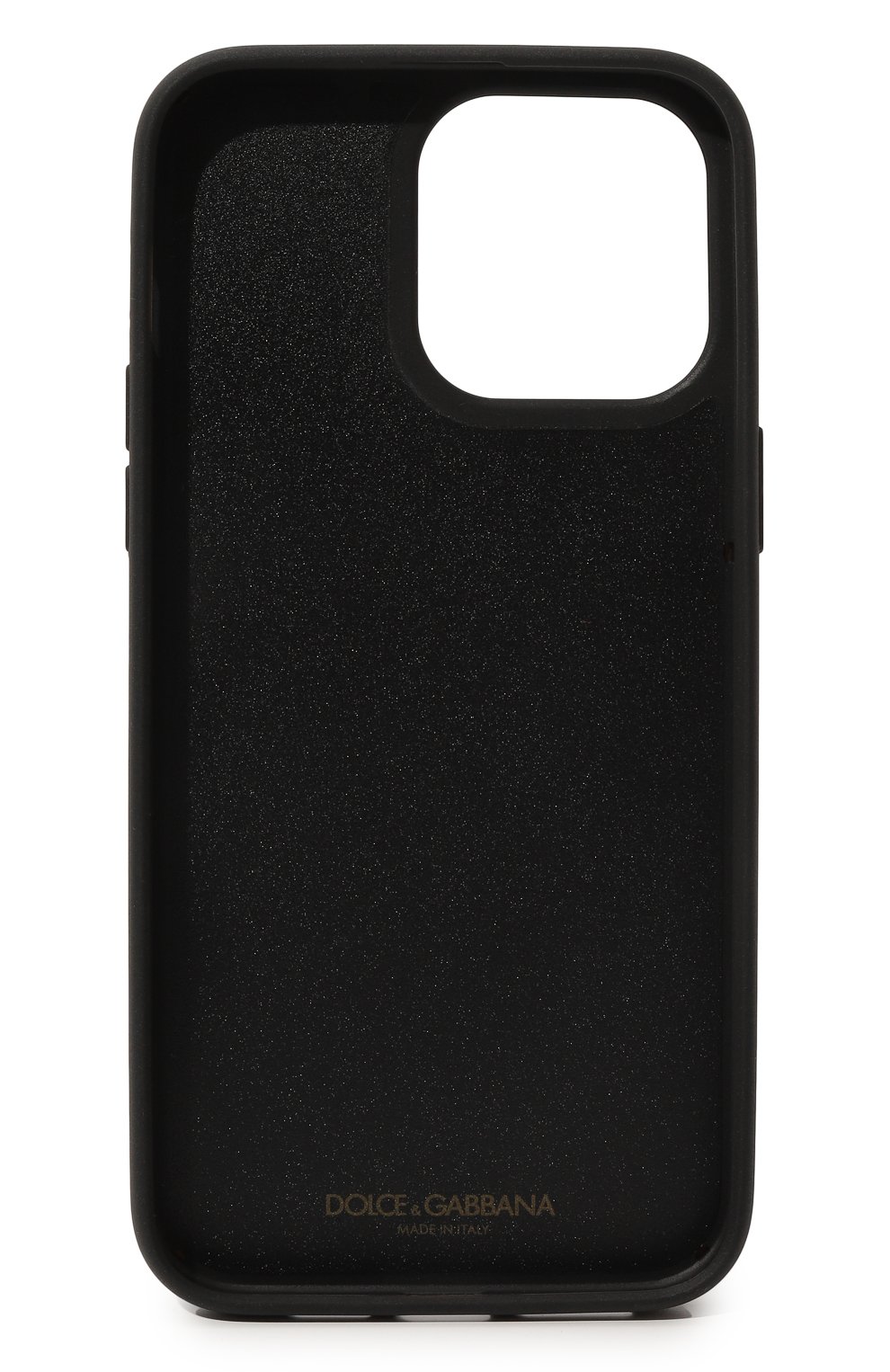 Кожаный чехол для iphone 14 pro max DOLCE & GABBANA черного цвета, арт. BP3246/AG219 | Фото 2 (Региональные ограничения белый список (Axapta Mercury): Не проставлено; Нос: Не пр оставлено)