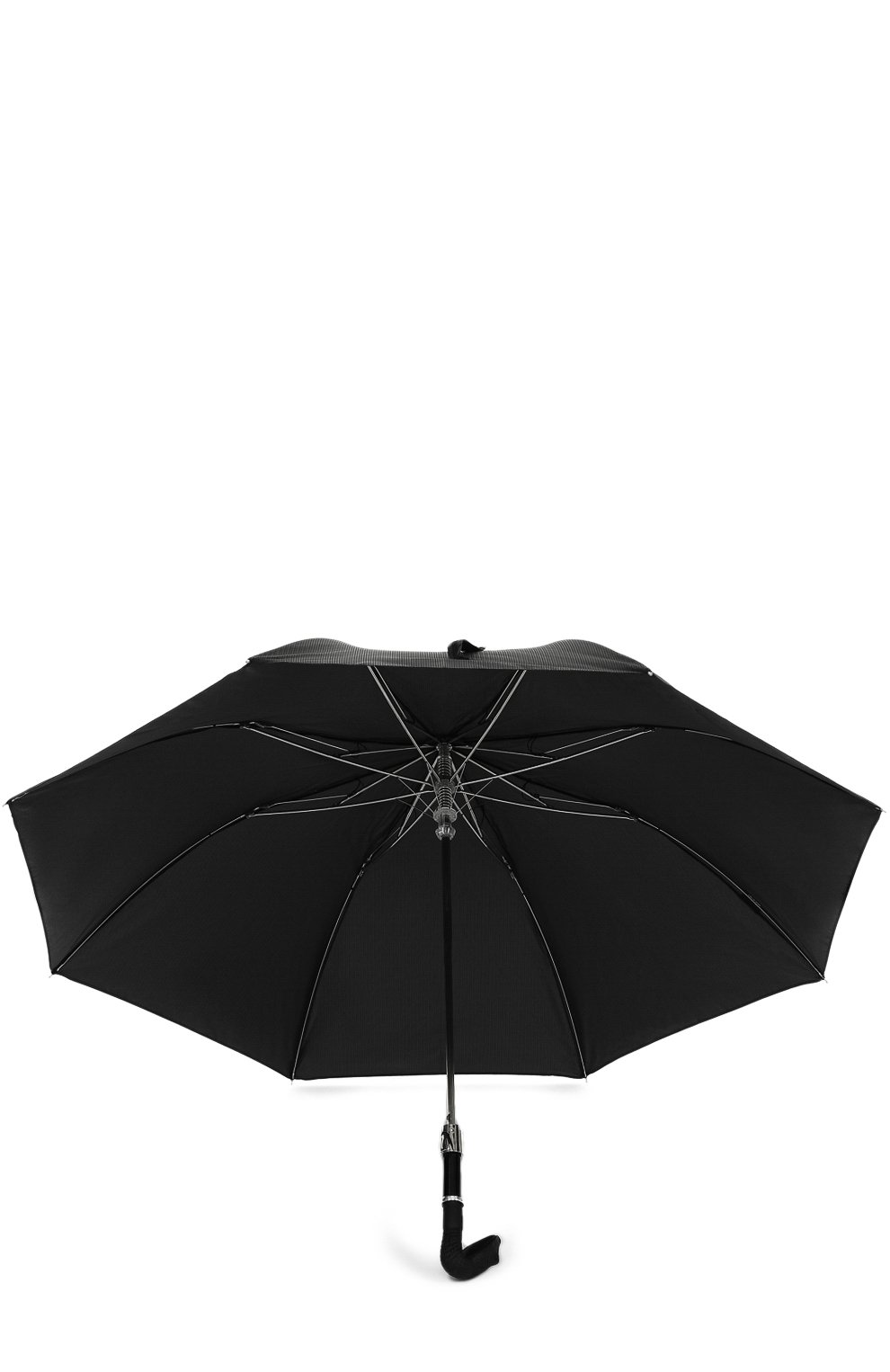 Мужской складной зонт PASOTTI OMBRELLI черного цвета, арт. 64S/RAS0 6768/1/W31/T | Фото 3 (Материал: Текстиль, Синтетический материал, Металл; Статус проверки: Проверена категория)