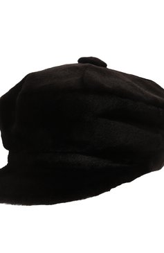 Женская кепи из меха норки KUSSENKOVV темно-коричневого цвета, арт. 120210004429 | Фото 4 (Материал сплава: Проставлено; Нос: Не проставлено; Материал: Натуральный мех)
