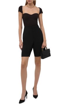 Женские текстильные туфли t-screw TOM FORD черного цвета, арт. W2326T-STA | Фото 2 (Материал внешний: Текстиль; Каблук высота: Высокий, Средний; Материал внутренний: Натуральная кожа; Региональные ограничения белый список (Axapta Mercury): RU; Каблук тип: Шпилька; Подошва: Плоская)