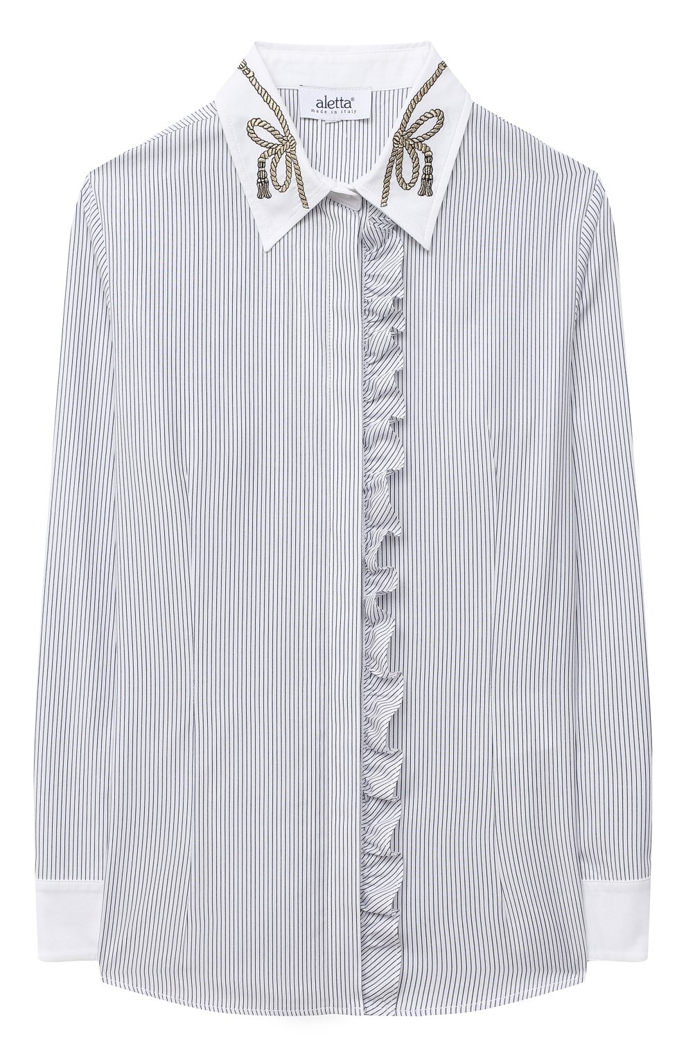 Хлопковая блузка Aletta AC000477ML/9A-16A