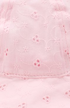Детская хлопковая панама CATYA розового цвета, арт. 913039/1 | Фото 3 (Материал: Текстиль, Хлопок; Статус проверки: Проверено, Проверена категория)