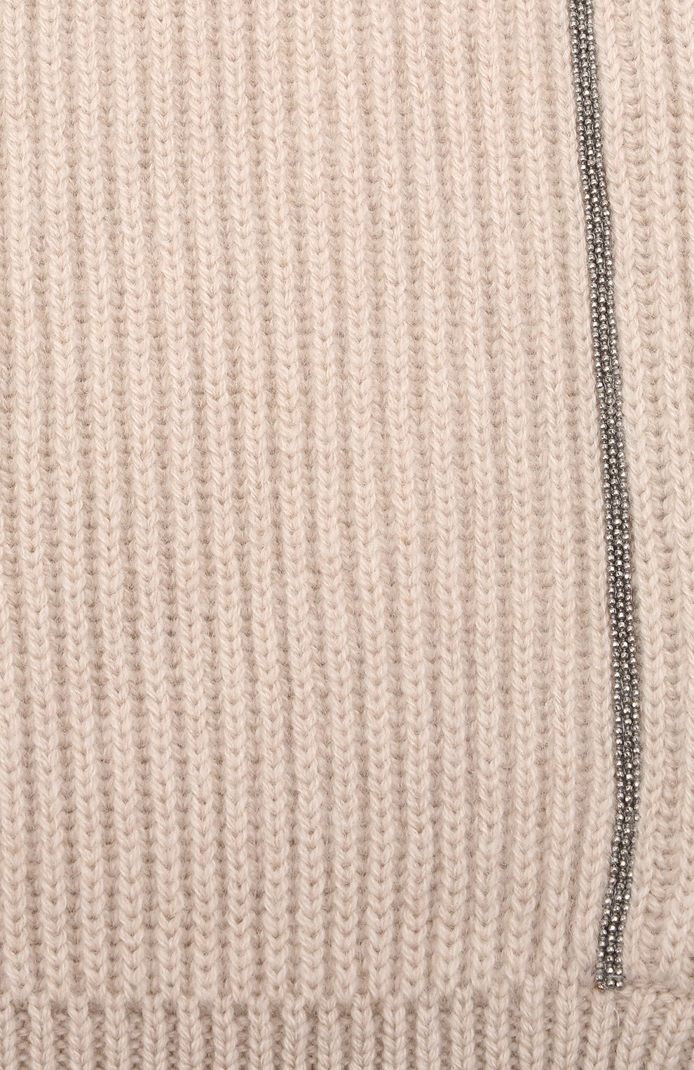 Детского кашемировая шапка-балаклава BRUNELLO CUCINELLI бежевого цвета, арт. B12M70399C | Фото 3 (Материал: Текстиль, Кашемир, Шерсть)