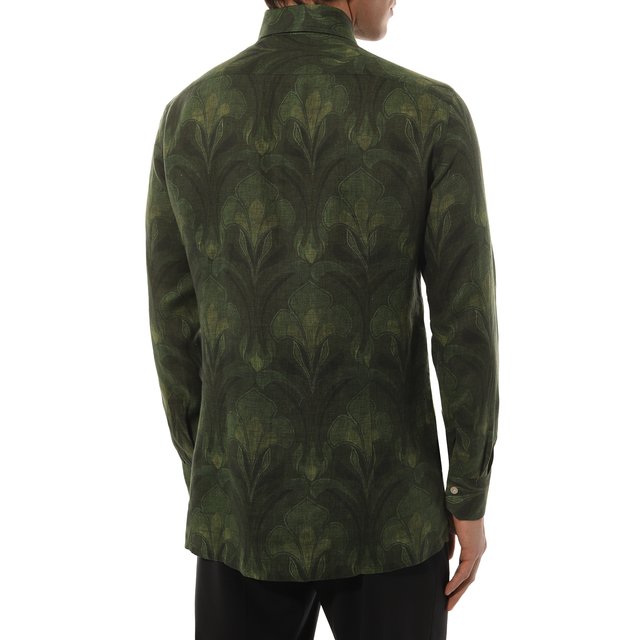 фото Льняная рубашка kiton