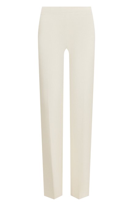 Женские льняные брюки LORO PIANA молочного цвета по цене 62000 руб., арт. FAB5496 | Фото 1