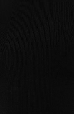 Женский шерстяной топ MRZ черного цвета, арт. FW23-0012 | Фото 5 (Материал внешний: Шерсть; Материал сплава: Проставлено; Драгоценные камни: Проставлено; Длина (для топов): Укороченные; Стили: Минимализм)