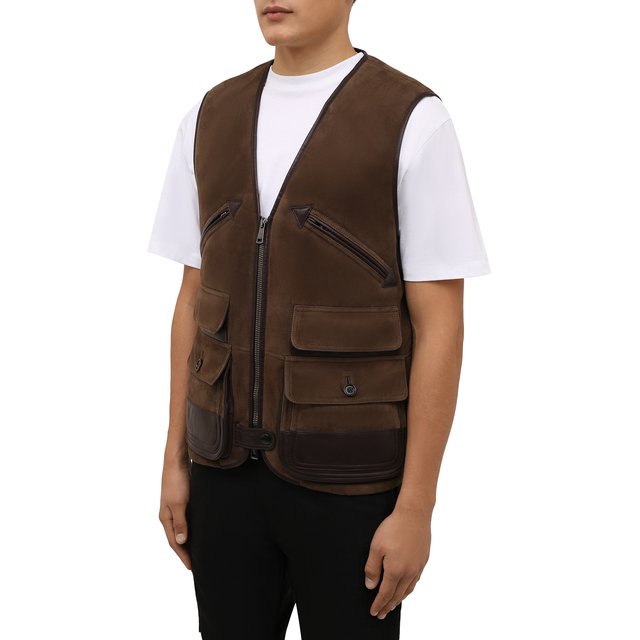 фото Замшевый жилет ralph lauren