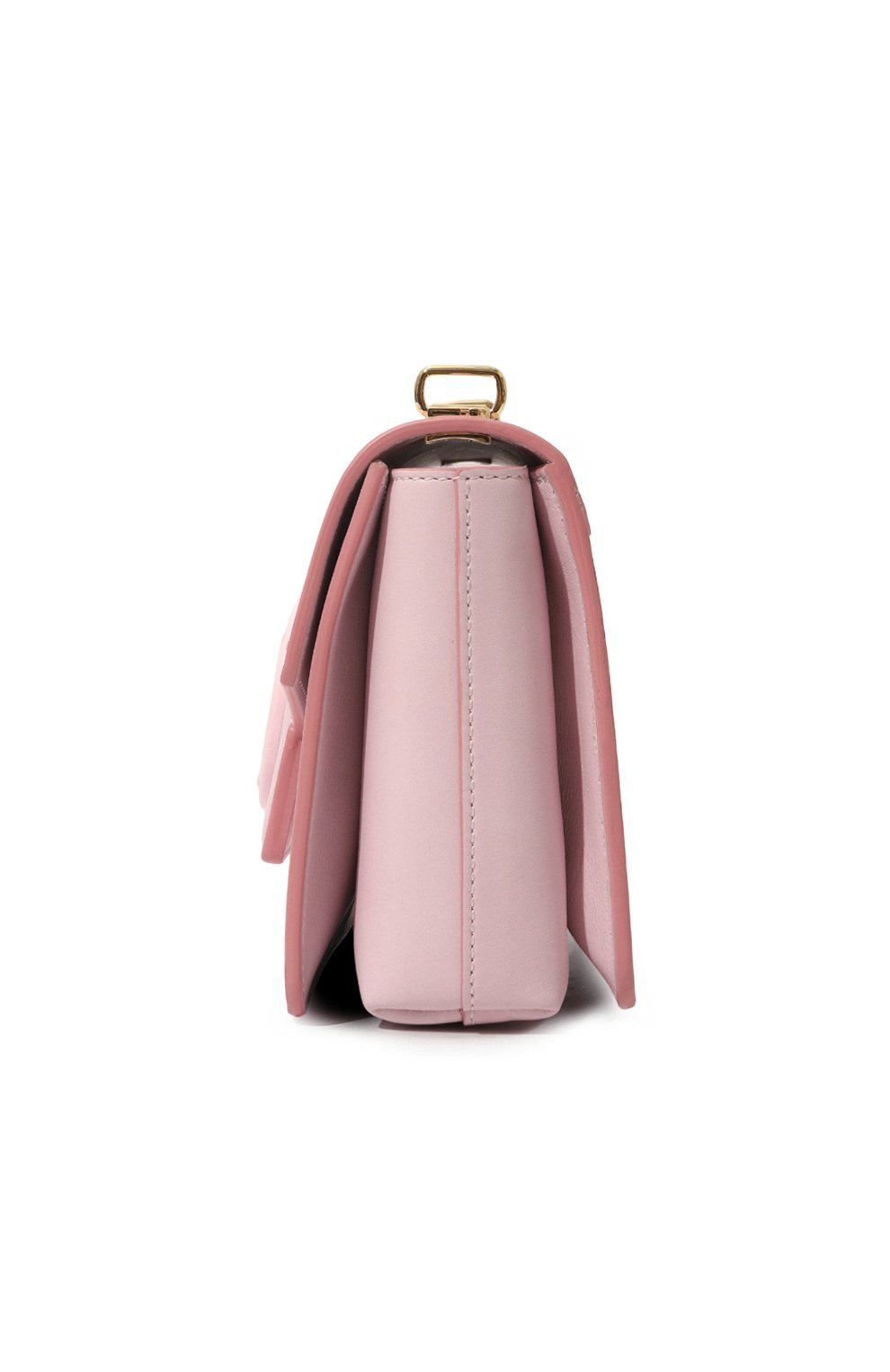 Женская сумка roxane s LANCEL розового цвета, арт. A12072 | Фото 4 (Сумки-технические: Сумки через плечо; Материал: Натуральная кожа;  Размер: mini; Ремень/цепочка: На ремешке)
