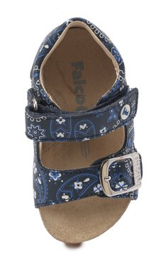 Мужского кожаные сандалии FALCOTTO синего цвета, арт. 0011500737/64 | Фото 4
