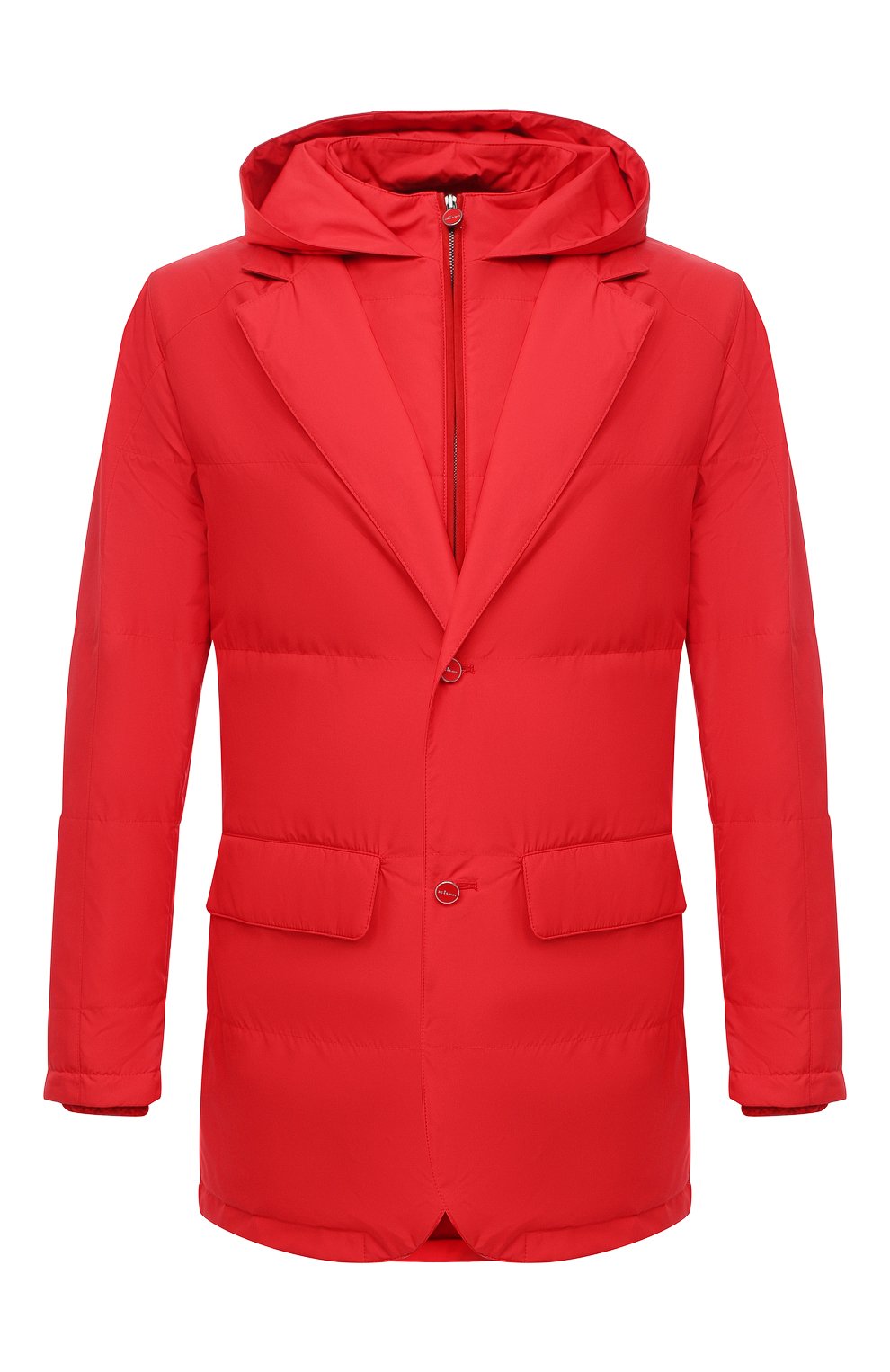 Мужская куртка KITON красного цвета, арт. UW0859MV07T61 | Фото 1 (Кросс-КТ: Куртка, Ветровка; Рукава: Длинные; Длина (верхняя одежда): До середины бедра; Материал внешний: Синтетический материал; Региональные ограничения белый список (Axapta Mercury): RU; Материал сплава: Проставлено; Материал подклада: Синтетический материал; Драгоценные камни: Проставлено; Стили: Кэжуэл)
