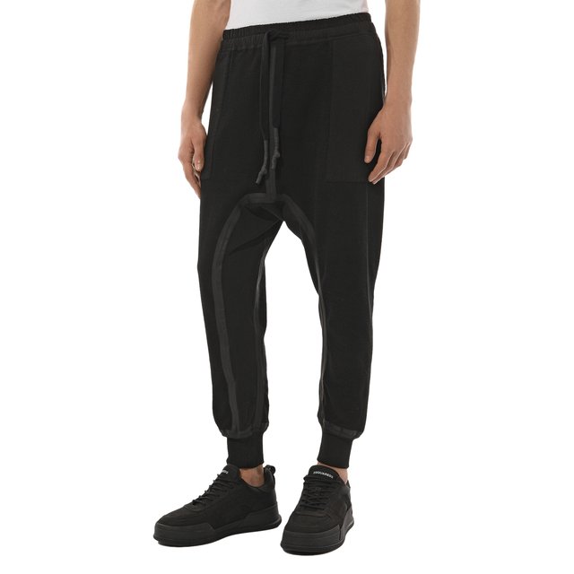 Хлопковые джоггеры Isaac Sellam LC/PANTS BANDE/SP0NGE Фото 3