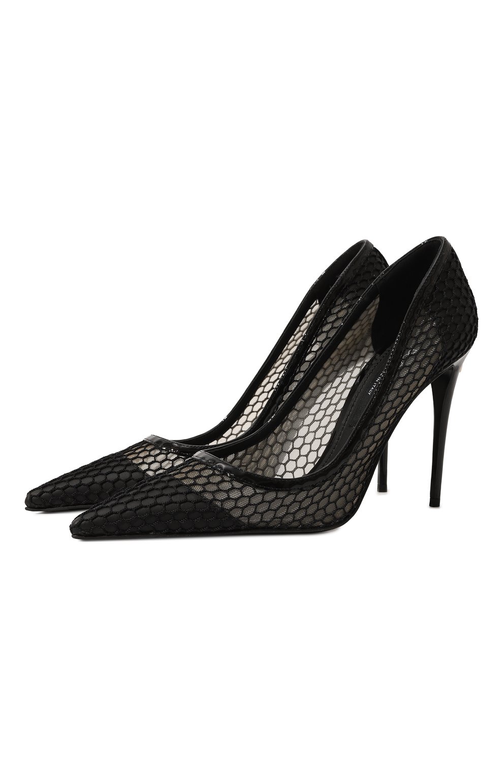 Комбинированные туфли Lollo Dolce & Gabbana Чёрный CD1767/AG883 5684546