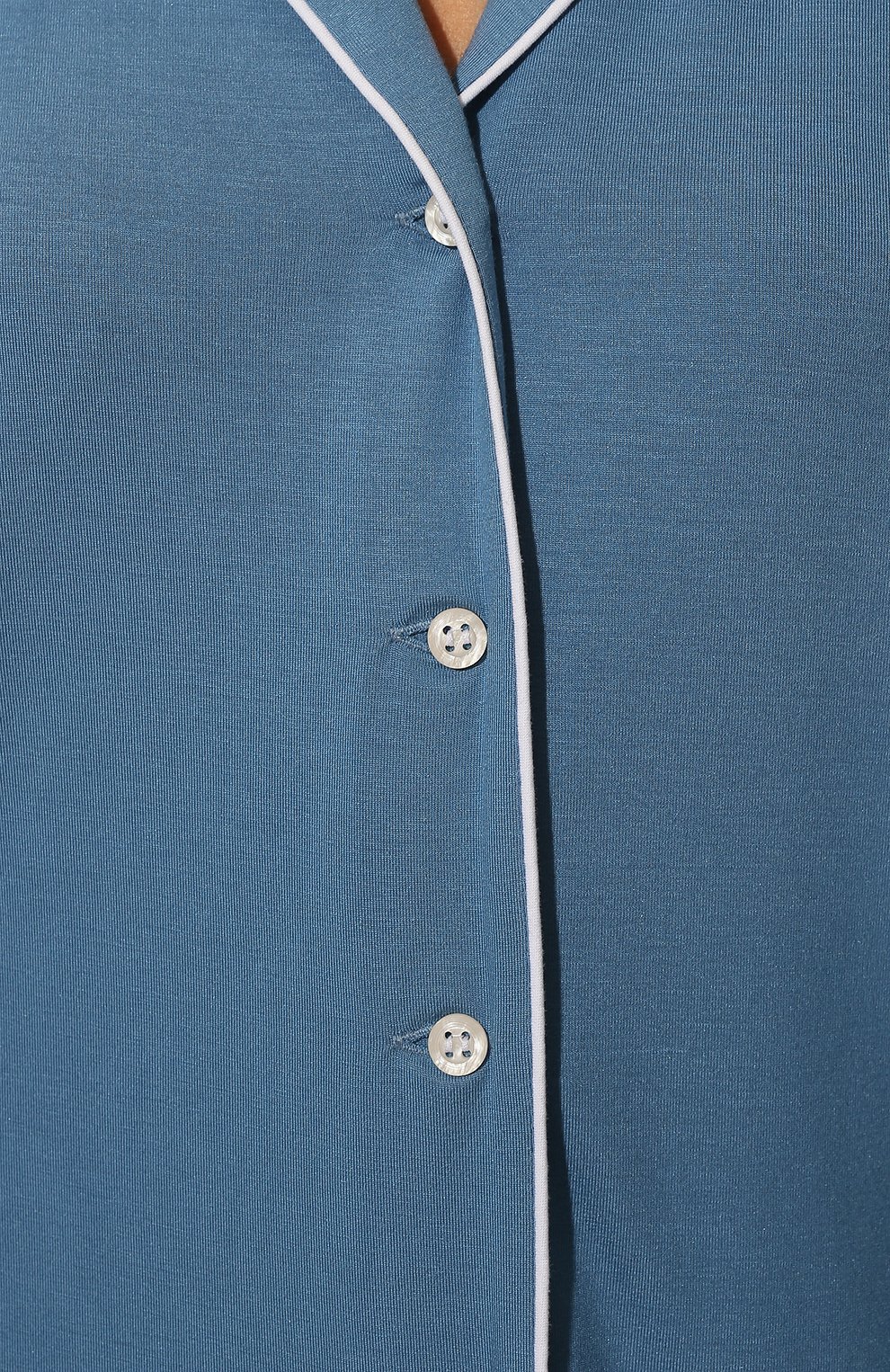 Женская пижама DEREK ROSE голубого цвета, арт. 2036-LARA003 | Фото 7 (Материал внешний: Синтетический материал)