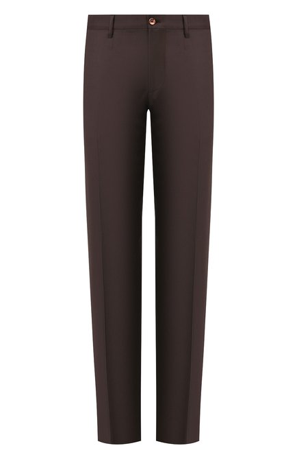 Мужские шерстяные брюки ZILLI коричневого цвета по цене 132500 руб., арт. M0S-40-38N-B6406/0001 | Фото 1