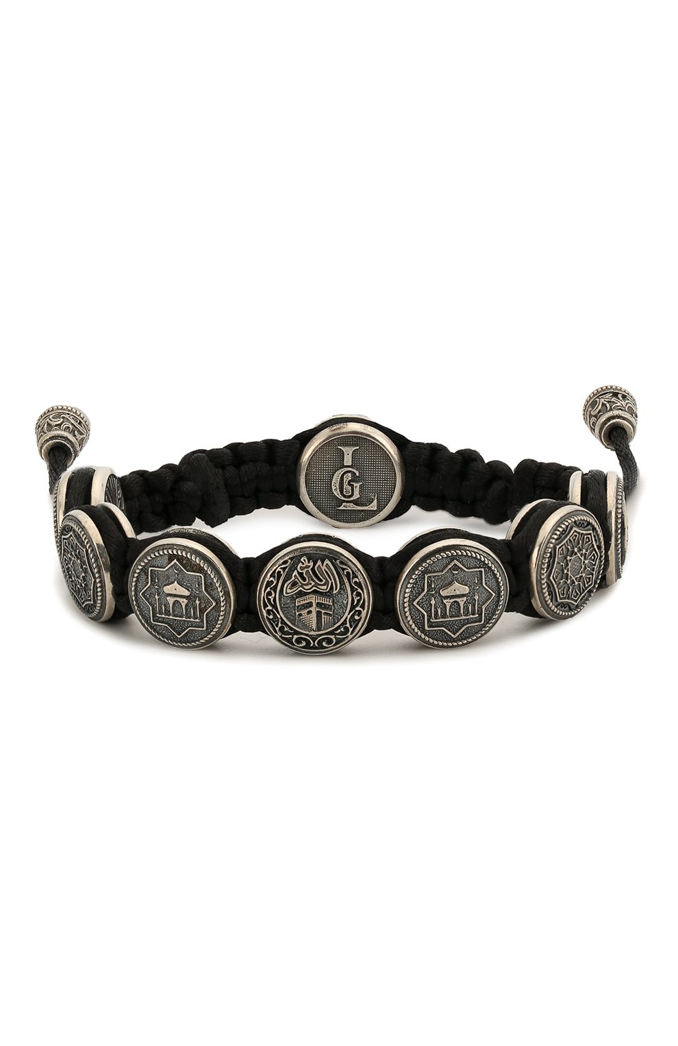 Мужской браслет символы пророка GL JEWELRY черного цвета, арт. M4701006-S97-01 | Фото 1 (Материал: Серебро; Региональные ограничения белый список (Axapta Mercury): RU)
