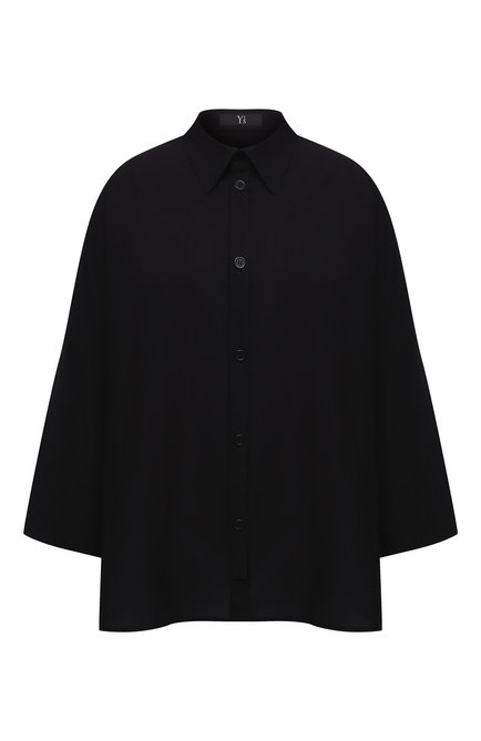 Женская рубашка Y`S черного цвета по цене 56050 руб., арт. YB-B03-030 | Фото 1