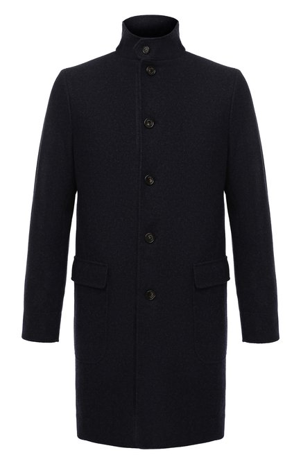 Мужской кашемировое пальто LORO PIANA темно-синего цвета по цене 460500 руб., арт. FAF4702 | Фото 1