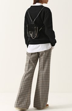 Женский рюкзак faye CHLOÉ черного цвета, арт. C17SS232HEU | Фото 2 (Материал: Натуральная кожа; Размер: mini; Статус проверки: Проверено, Проверена категория; Стили: Кэжуэл)