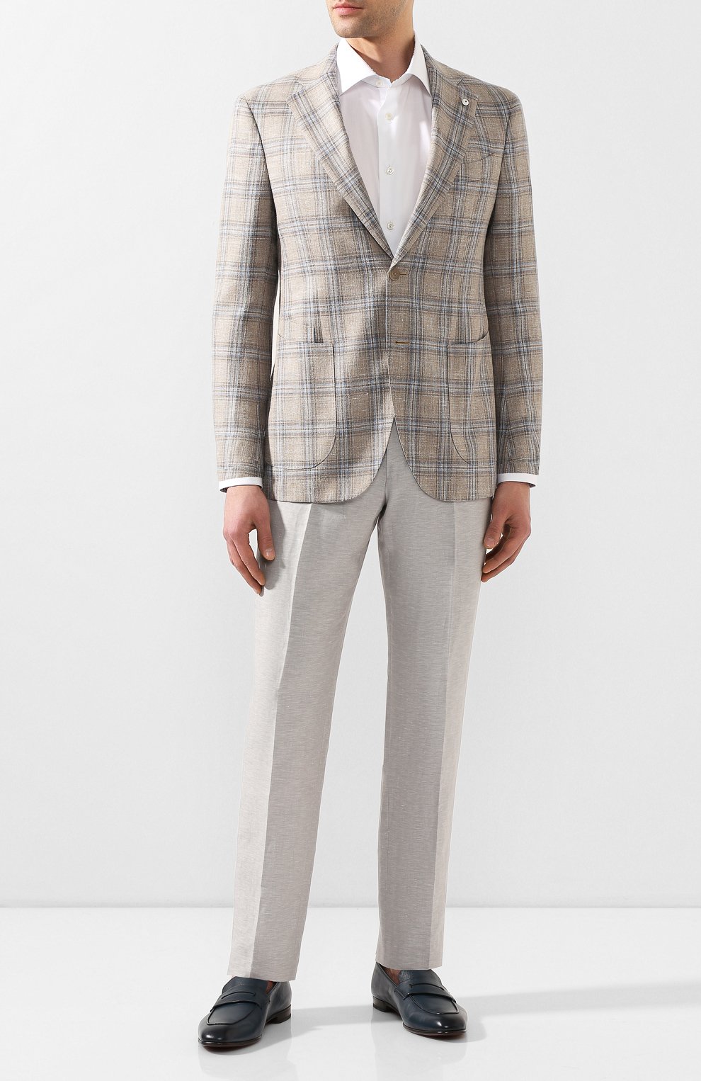 Мужские кожаные пенни-лоферы ERMENEGILDO ZEGNA синего цвета, арт. A3014X-LHAFR | Фото 2 (Мужское Кросс-КТ: Лоферы-обувь; Материал внутренний: Натуральная кожа; Стили: Классический)