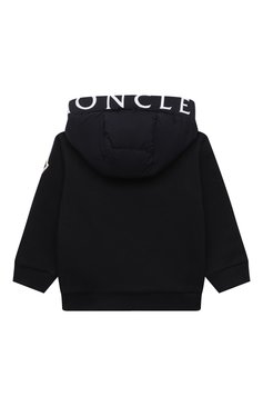 Детского пуховая куртка MONCLER темно-синего цвета, арт. G2-951-8G507-20-809D2 | Фото 2 (Кросс-КТ НВ: Куртки; Ростовка одежда: 12 мес | 80 см, 18 мес | 86 см, 24 мес | 92 см, 36 мес | 98 см)