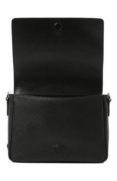 Мужская кожаная сумка PRADA черного цвета, арт. 2VD046-2FAD-F0002-OOO | Фото 5 (Размер: medium; Материал: Натуральная кожа; Ремень/цепочка: На ремешке)